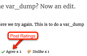 Improving Post Ratings