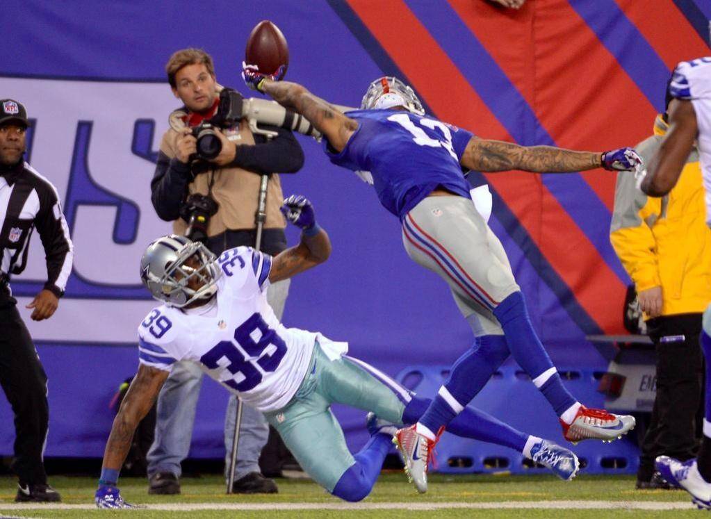 Odell Beckham's one-handed catch (Image: USA Today Sports) 
